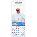 Calendario vertical de pared Papa Francisco "Quien quiera vivir con dignidad..."