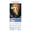 Calendario vertical de pared "Resurrección del Señor" (Murillo)