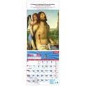 Calendario vertical de pared "Cristo sostenido por un ángel" (Antonello da Messina)