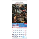 Calendario vertical de pared "La Asunción de la Virgen" (Ludovico Carracci)