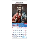 Calendario vertical de pared "El Salvador del Mundo" (El Greco)