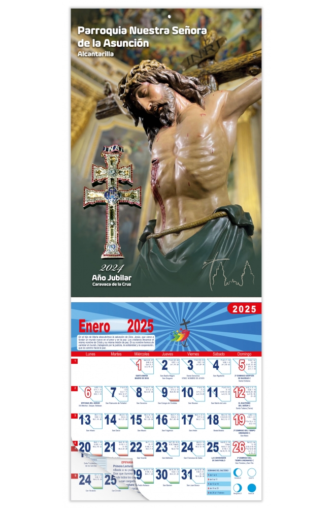 Calendario vertical de pared Especial