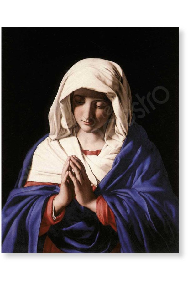 100 Postales - La Oración de La Virgen (Sassoferrato)