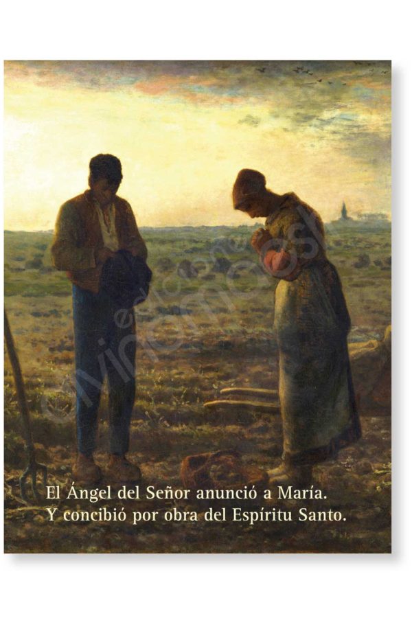 100 Postales - El Ángelus (Jean-François Millet)