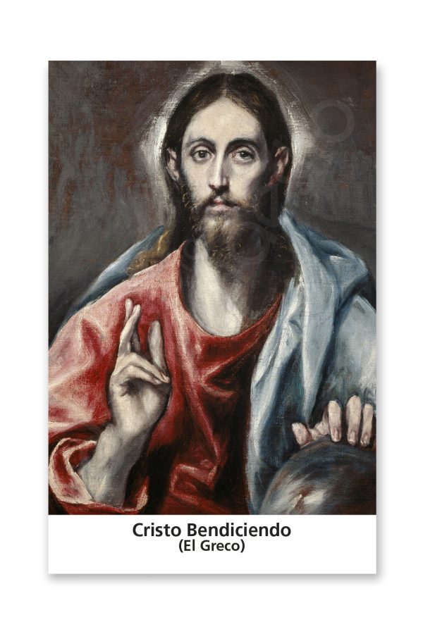 100 Estampas- Cristo Bendiciendo (El Greco)