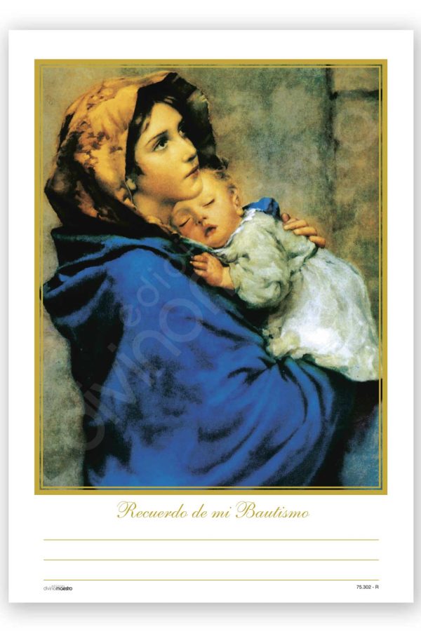 Record. Bautismo Bolsa 25 Unid La Madonna
