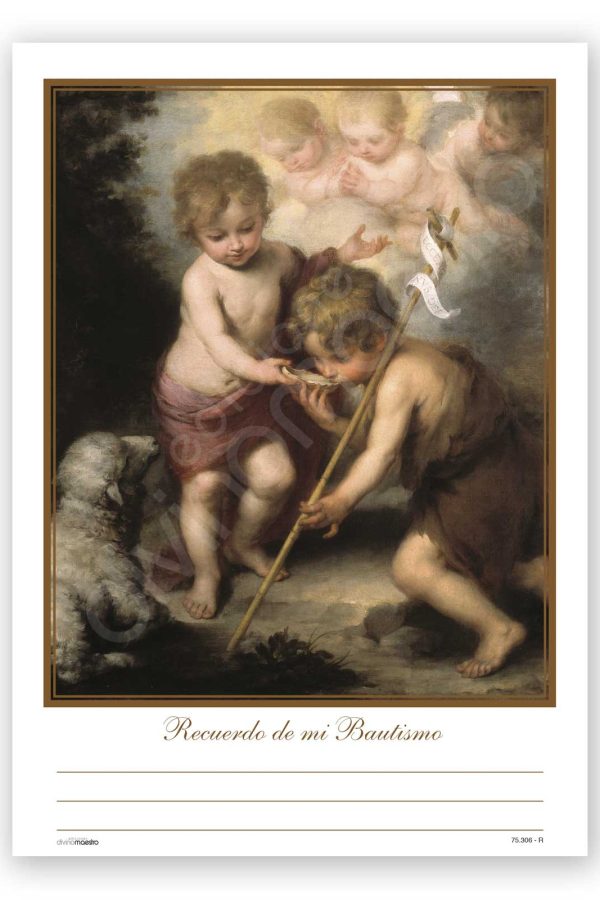 Record. Bautismo Bolsa 25 Unid Niños de La Concha (Murillo)