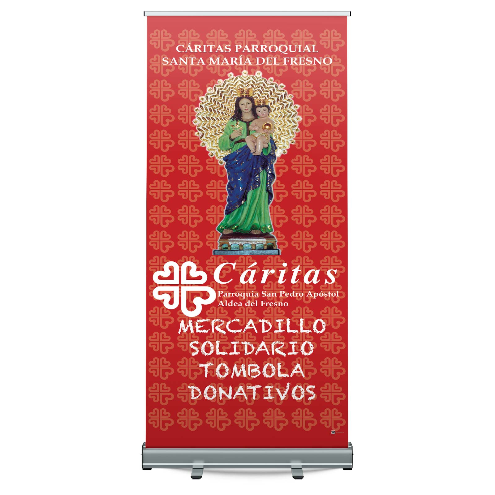 Display roll-up Enrollable 85x200 cm