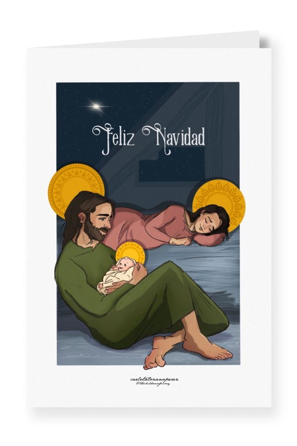 Tarjeta Especial Doble Navidad con SU IMAGEN