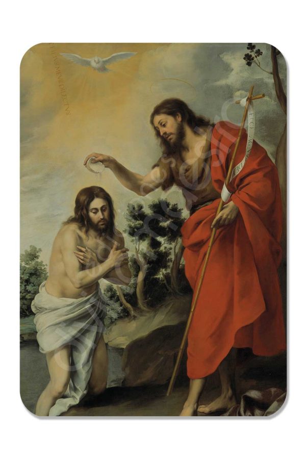 100 Calendarios de bolsillo - El Bautismo del Señor (Murillo)