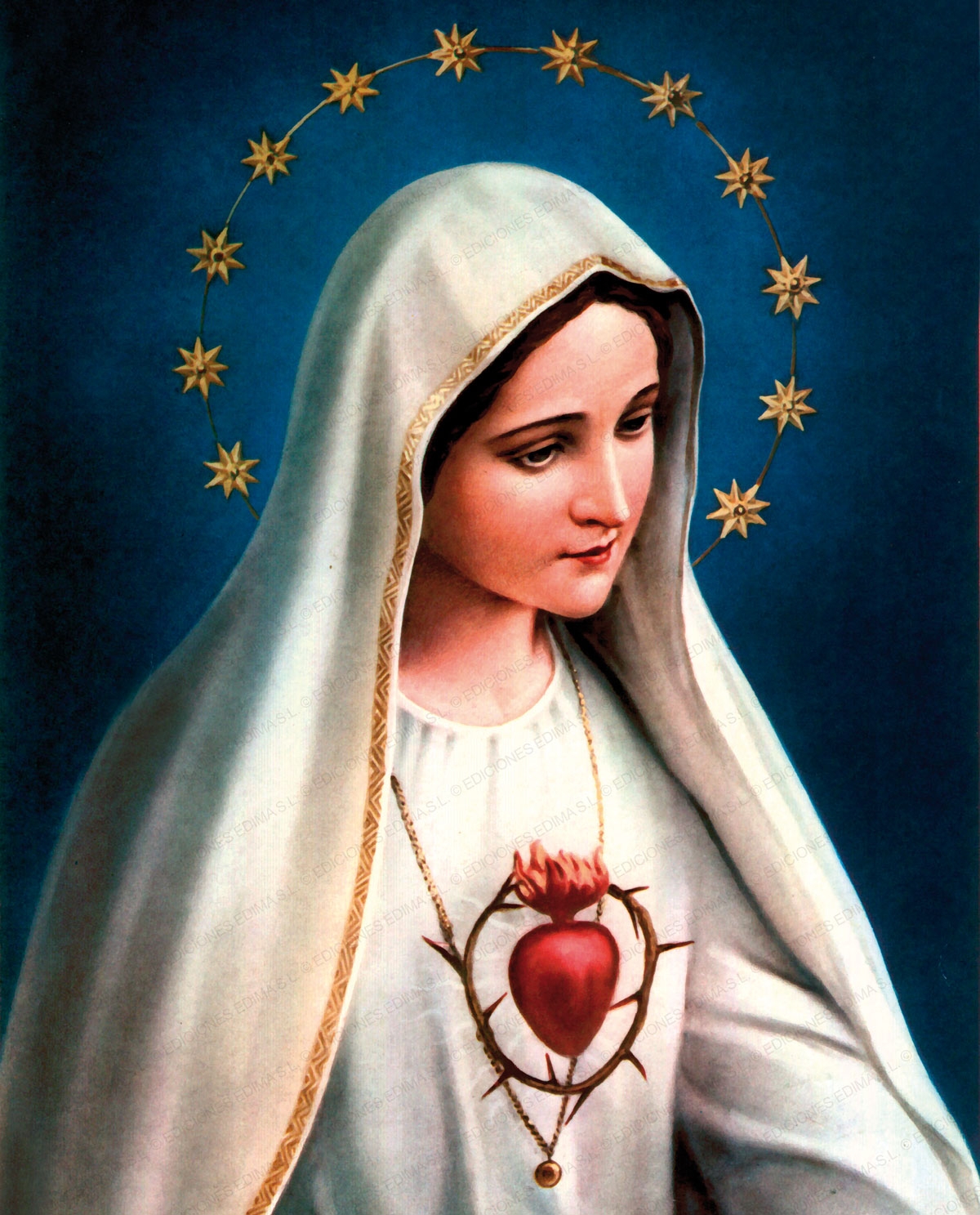 Calendario vertical de pared "Ntra. Sra. de Fátima"