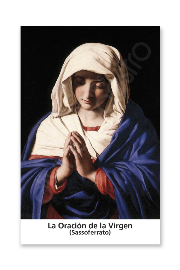 100 Estampas - La Oración de La Virgen (Sassoferrato)