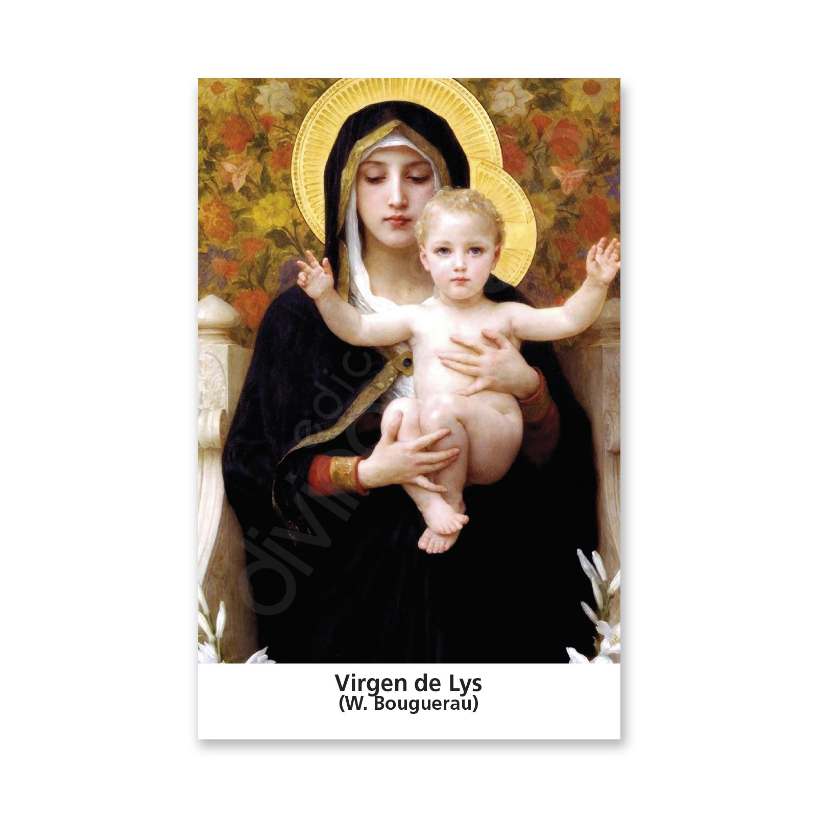 100 Estampas - Virgen de Lys (Bouguerau)