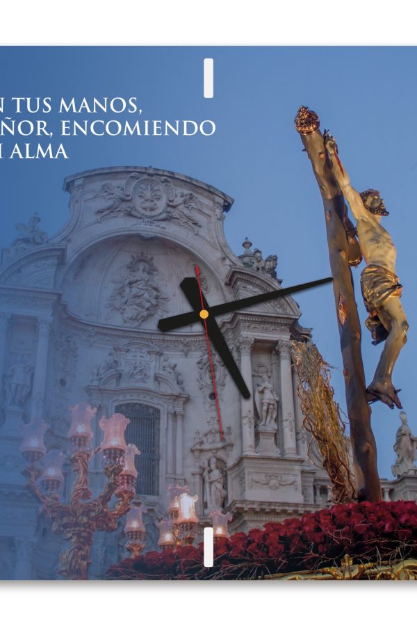 Reloj de pared cuadrado