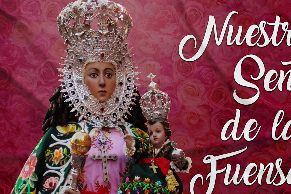 Colgadura Balconera Nuestra Señora de la Fuensanta horizontal