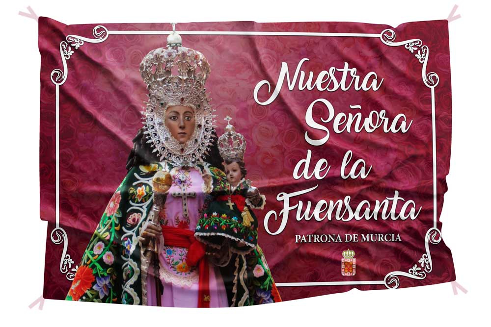 Colgadura Balconera Nuestra Señora de la Fuensanta horizontal