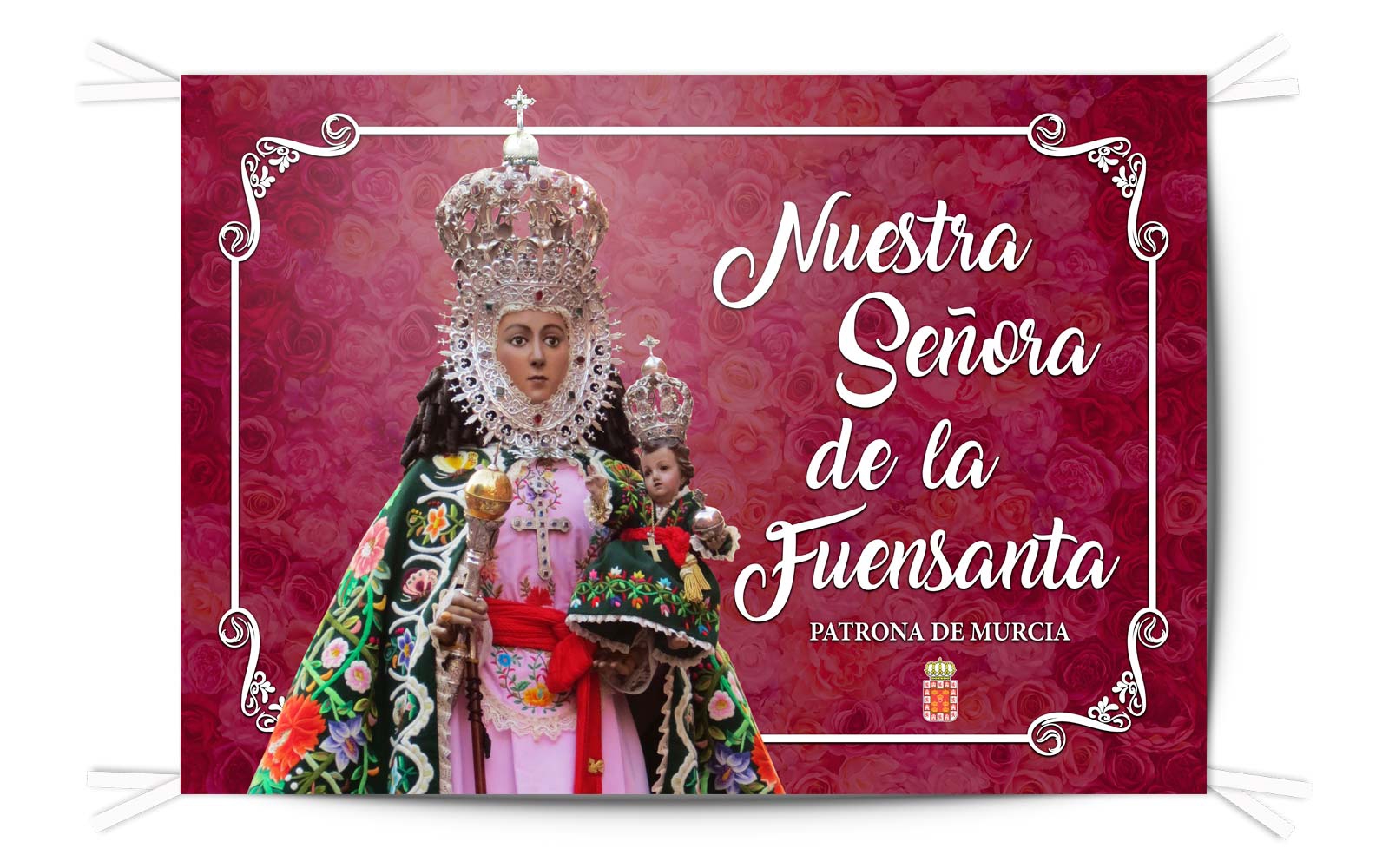 Colgadura Balconera Nuestra Señora de la Fuensanta horizontal