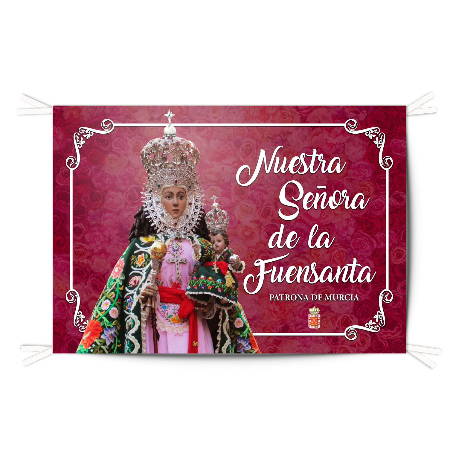 Balconera Tela Nuestra Señora de la Fuensanta 100x150 DM55021