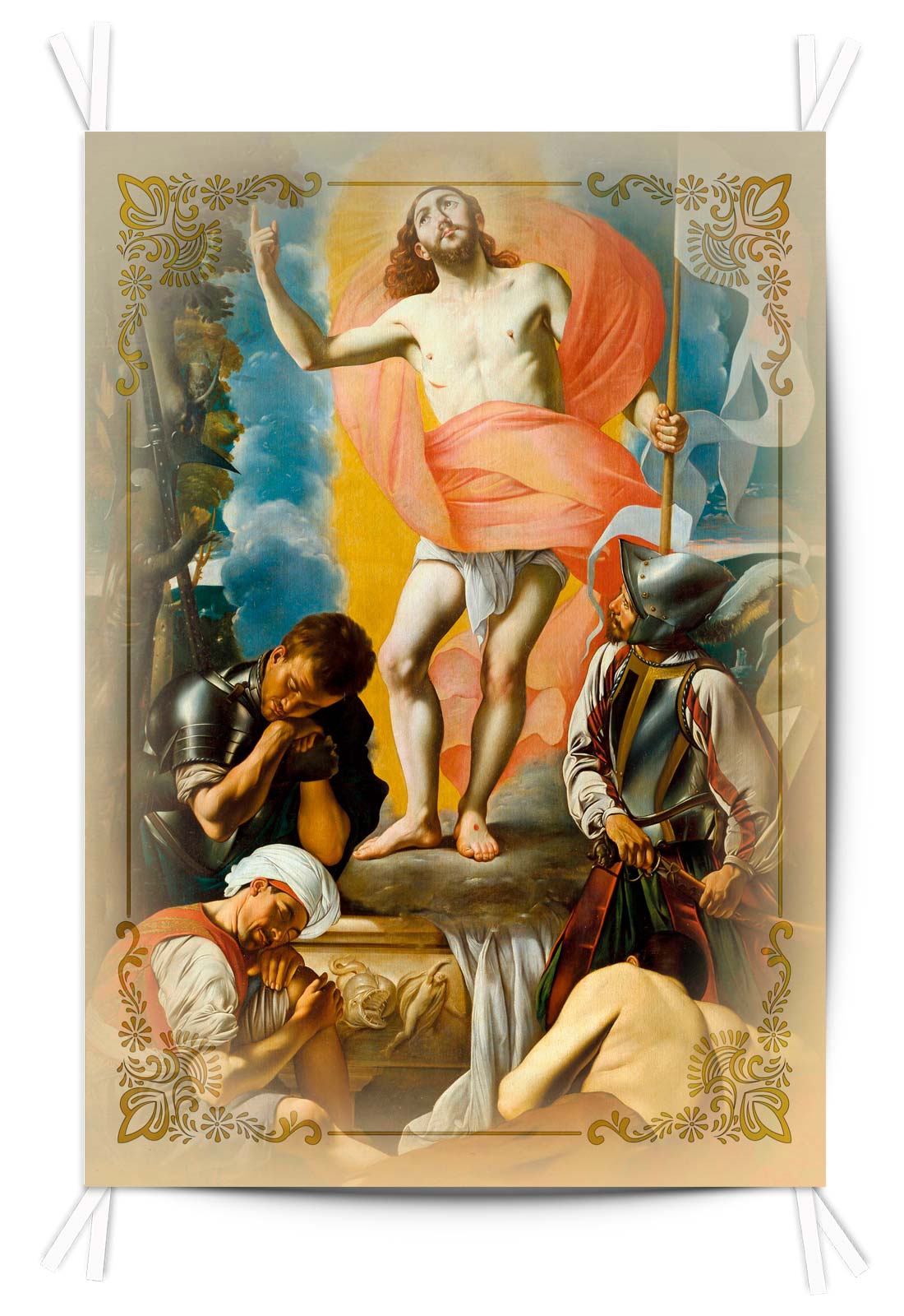 Balconera Tela Resurreción de Cristo 70x100