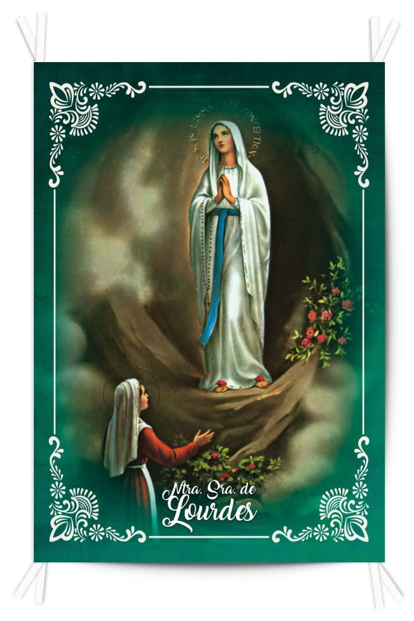 Balconera Tela Ntra. Sra. de Lourdes 70x100