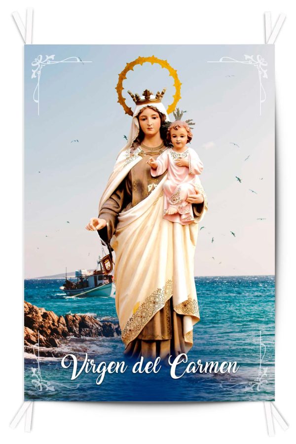 Balconera Tela Ntra. Sra. del Carmen 70x100