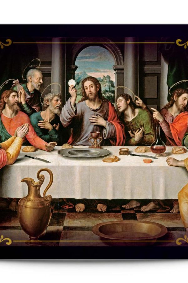 Balconera Tela Última Cena de Juan de Juanes 100x150