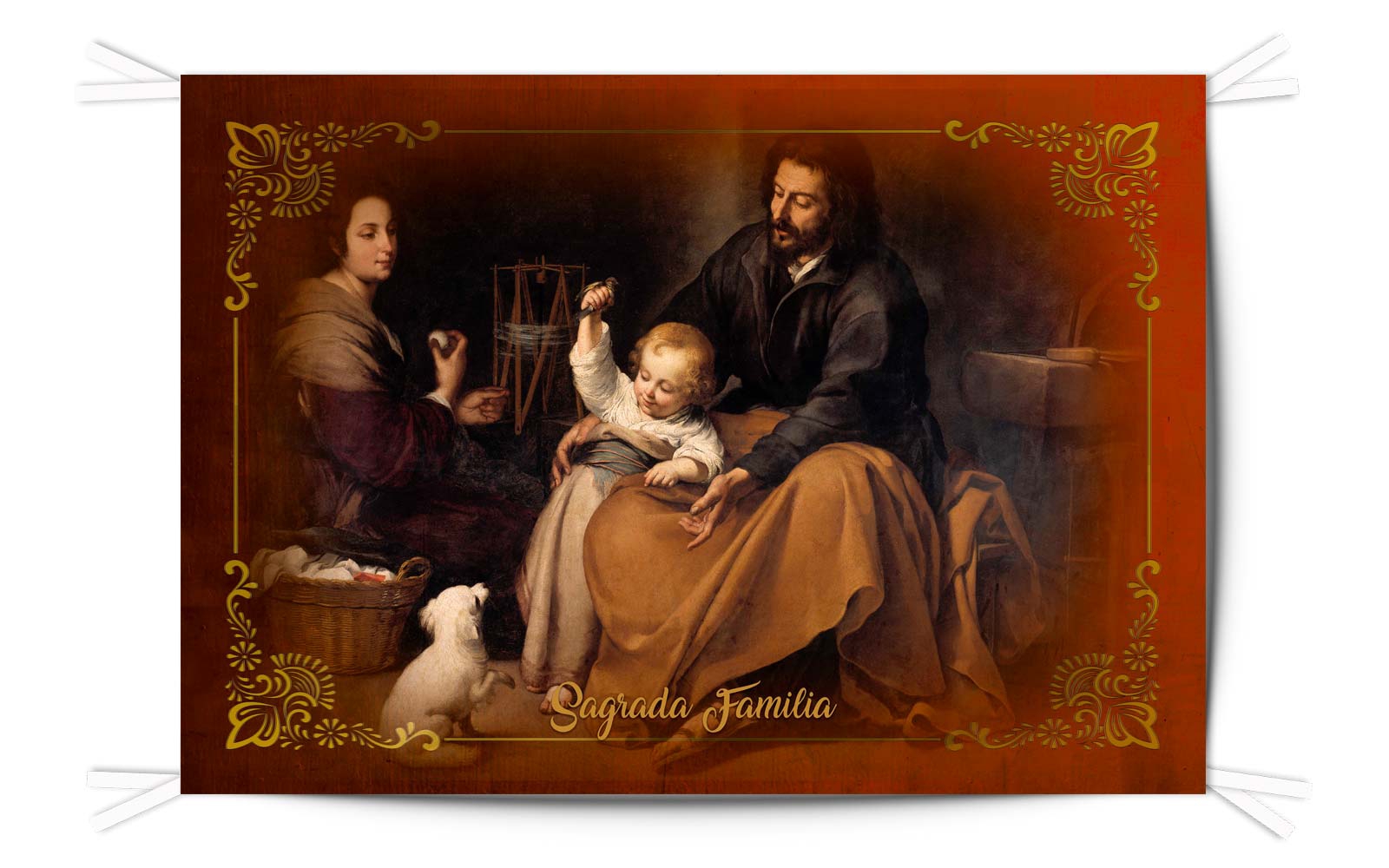 Balconera Tela Sagrada Familia Murillo 100x150