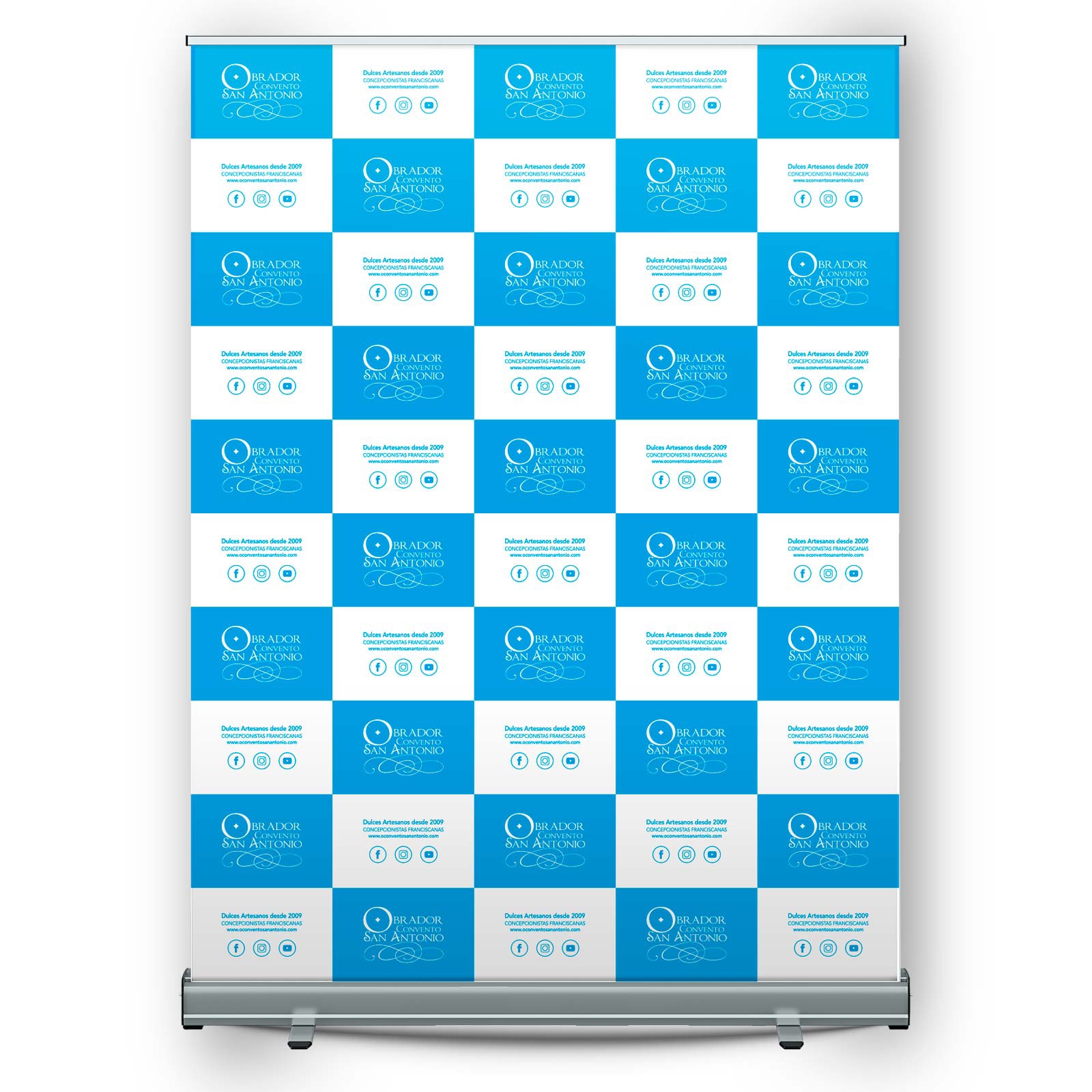 Display roll-up Enrollable 150x200 cm