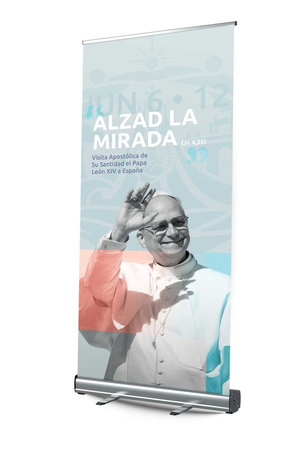 Display roll-up Enrollable 85x200 cm