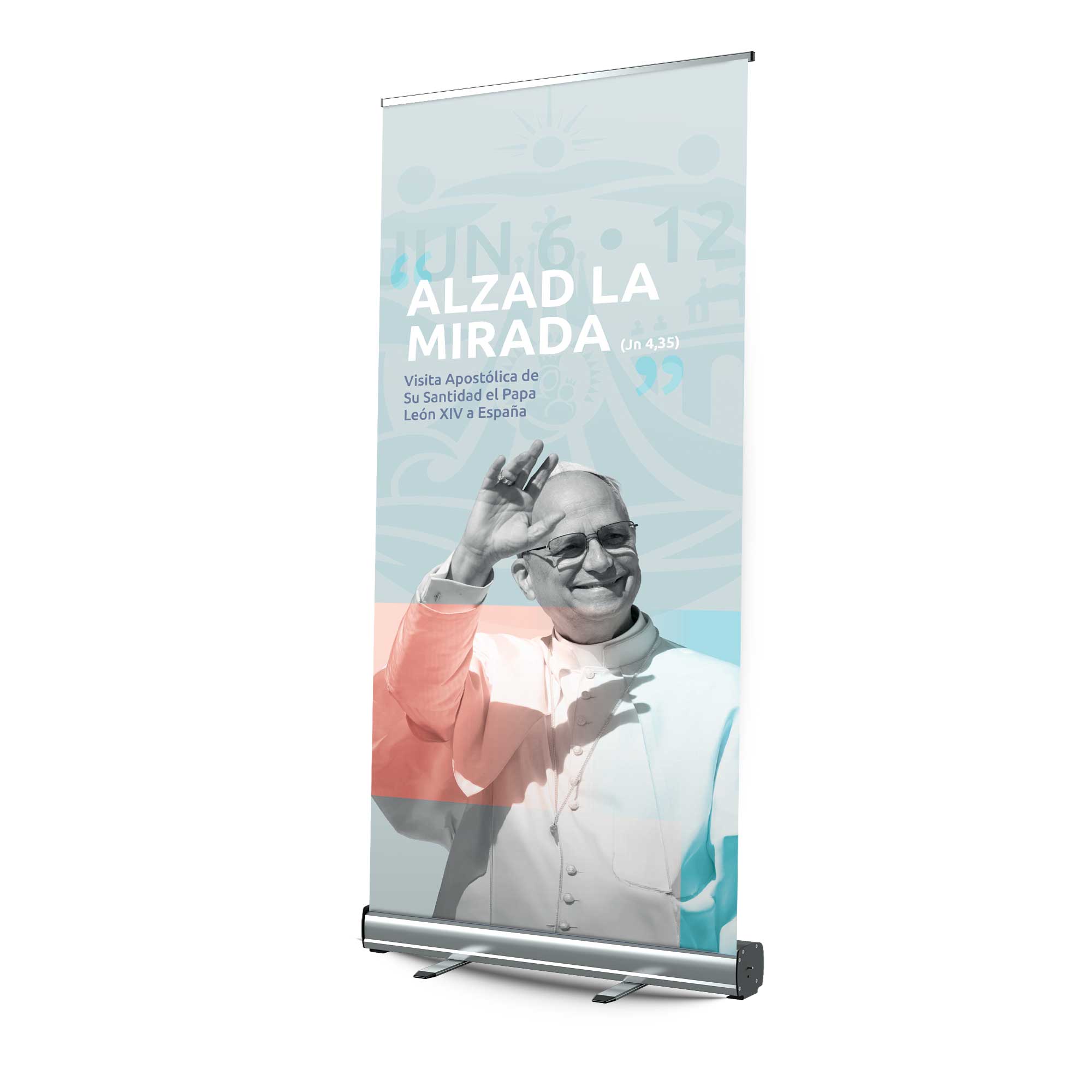 Display roll-up Enrollable 85x200 cm