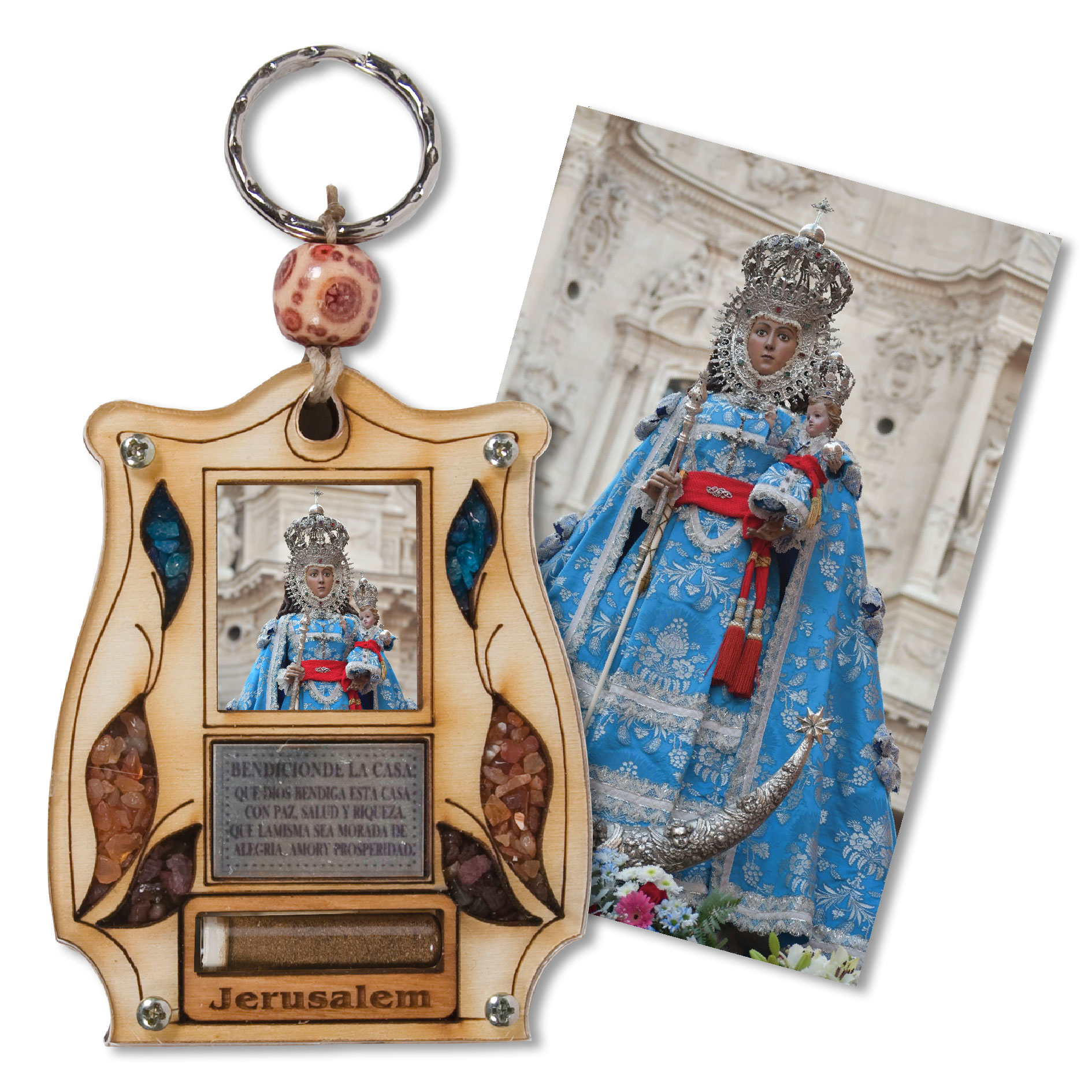 Bendición Tierra Santa Fuensanta DM90103 (6x8 cm)