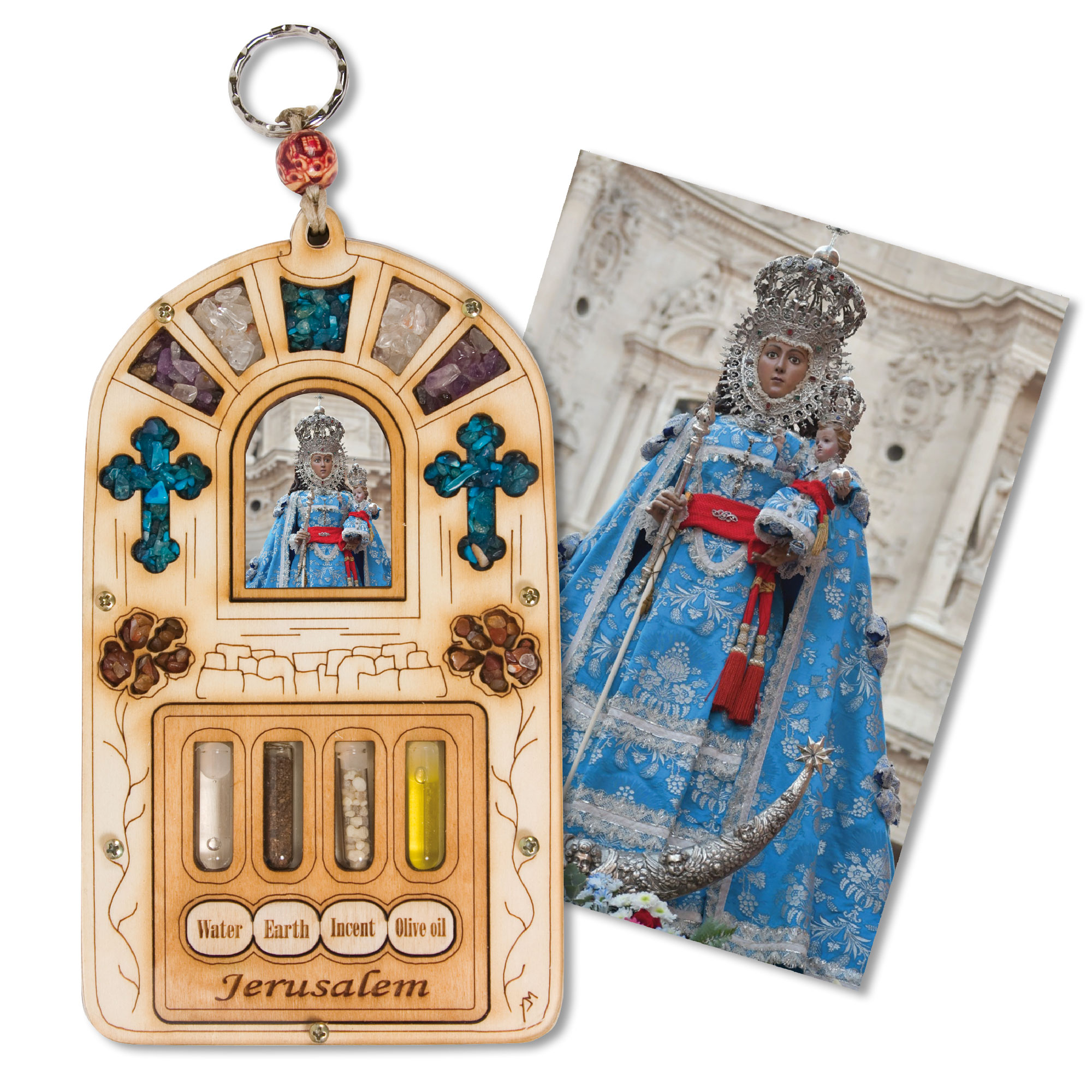 Bendición Tierra Santa Fuensanta DM90108 (9,5x17 cm)